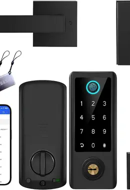 Fingerprint Door Lock with Handle Sets