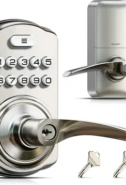 Keypad Door Lock with Zinc Alloy Handle